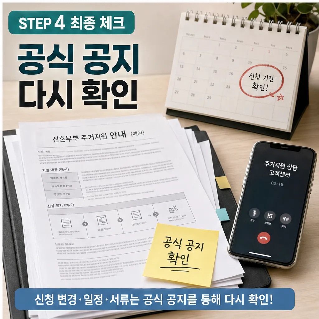 대구 남구 신혼부부 주거지원 공식 공지 최종 확인 이미지