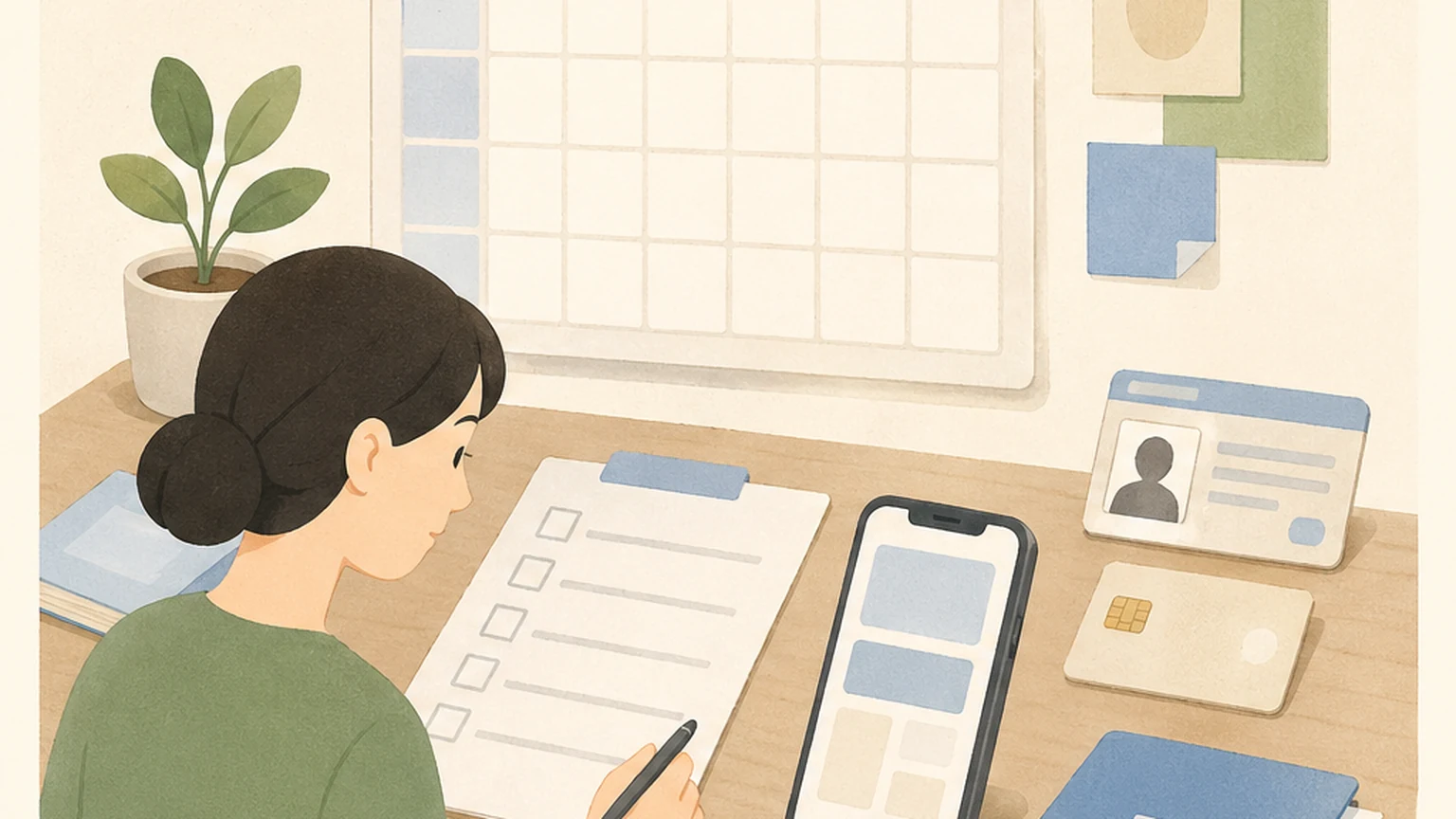 근로장려금 반기 신청 전 자격과 준비 항목을 점검하는 이미지