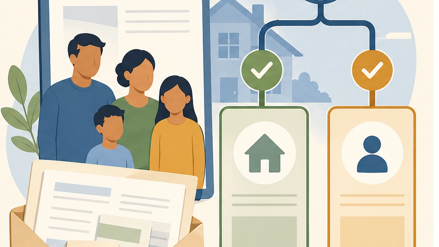 근로장려금 자격 조건을 비교해 보는 정책 안내 이미지