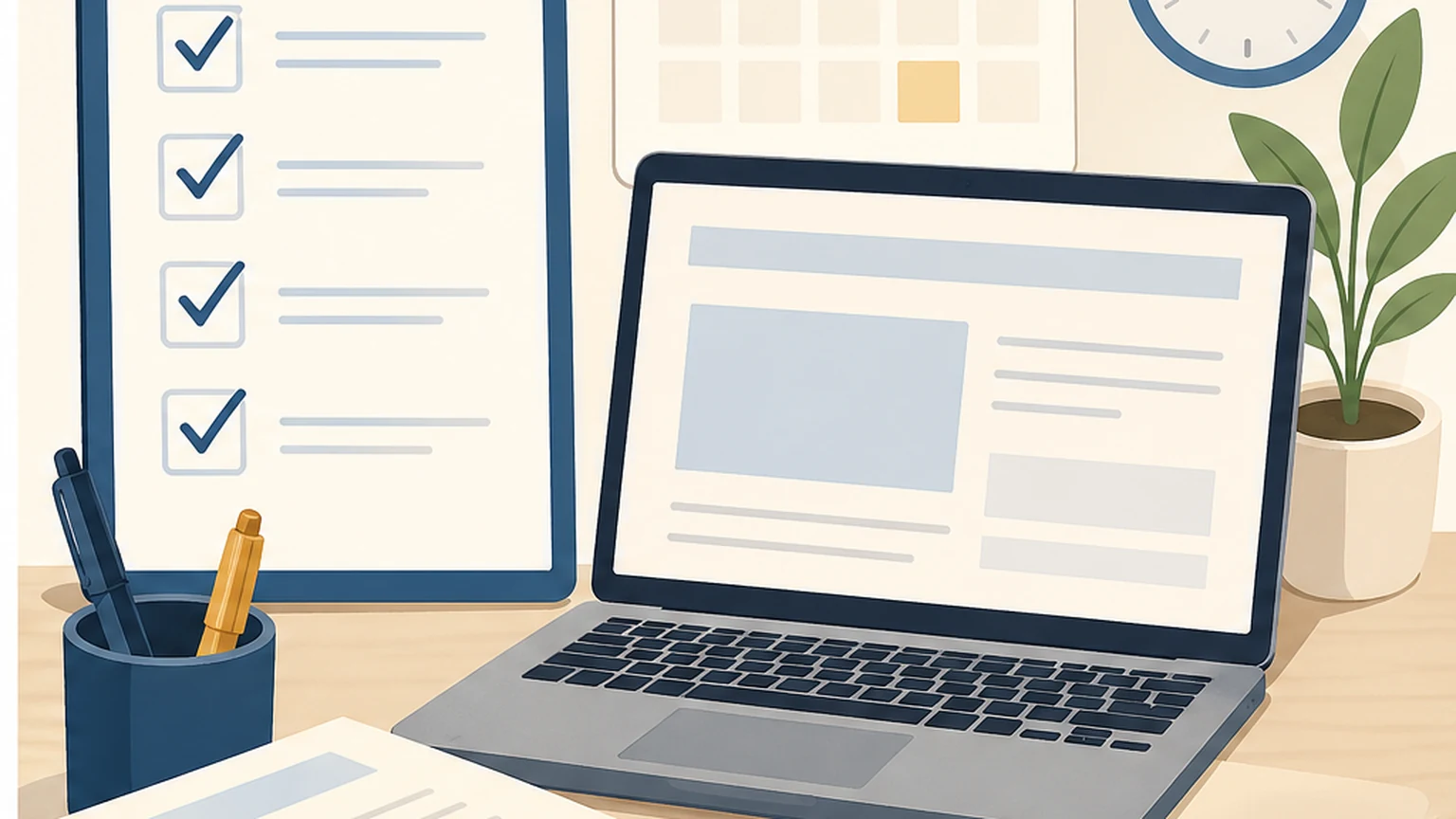 근로장려금 신청 전 최종 확인 사항을 정리하는 이미지