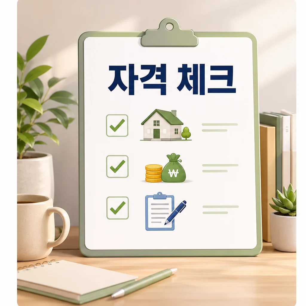 2026 근로장려금 자격 체크 항목 이미지