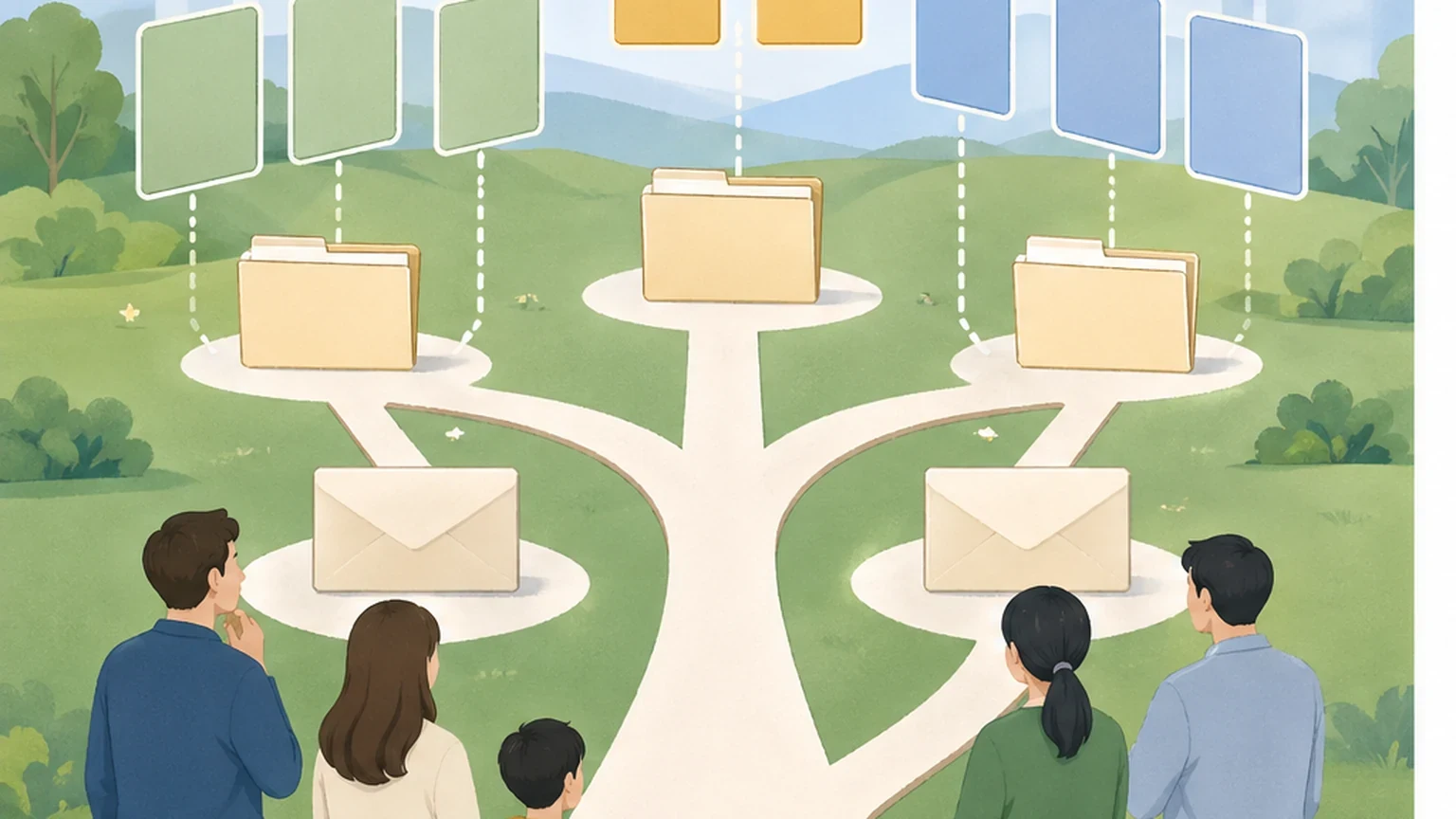 자녀·근로장려금 대상 조건과 신청 판단 흐름을 표현한 본문 이미지