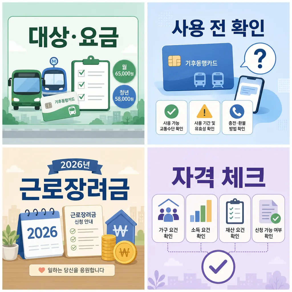 장려금 자격 핵심 요약 이미지