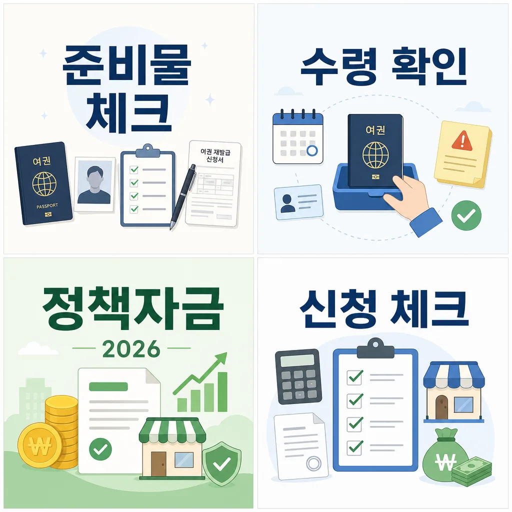 신청 체크 핵심 요약 이미지