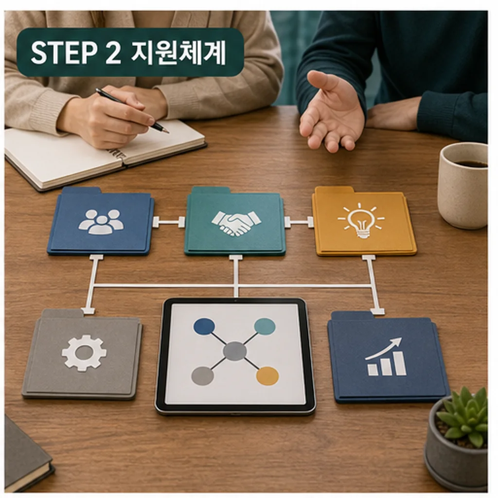 소상공인 통합 지원체계 확인 STEP 2 이미지
