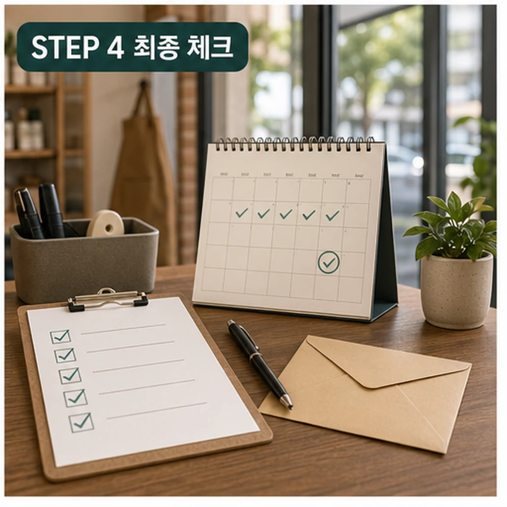 인천시 소상공인 지원 최종 체크 STEP 4 이미지