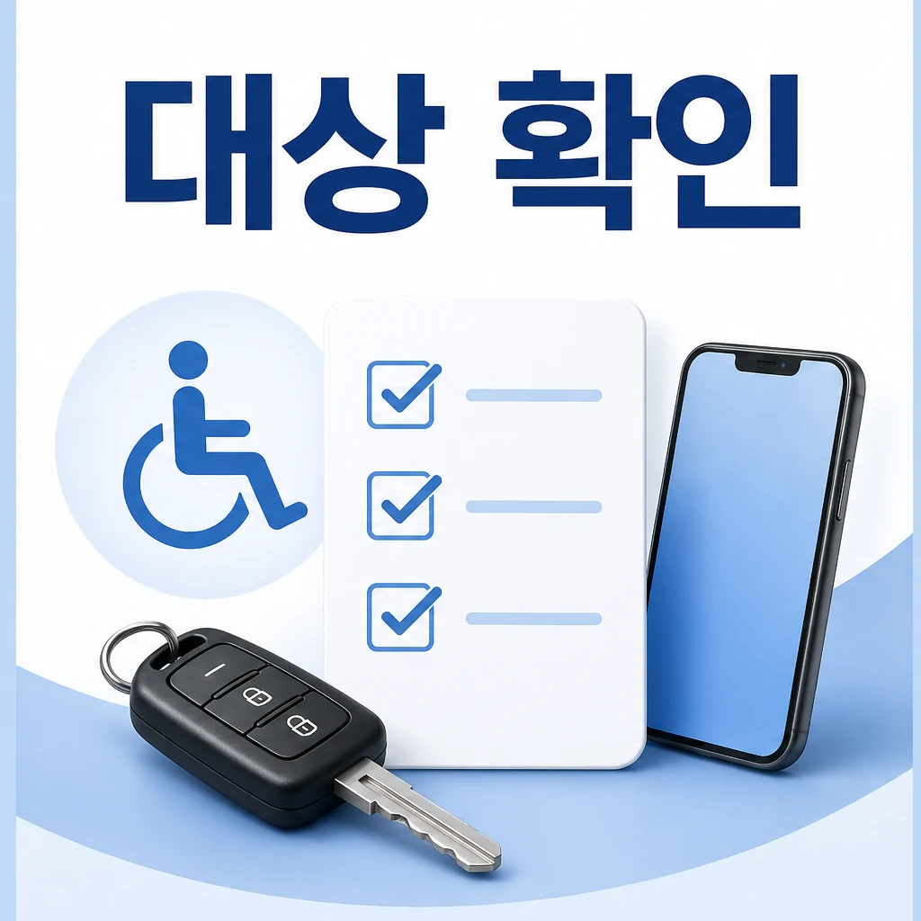 제주 장애인 운전면허 교육비 지원 대상 확인 체크 이미지