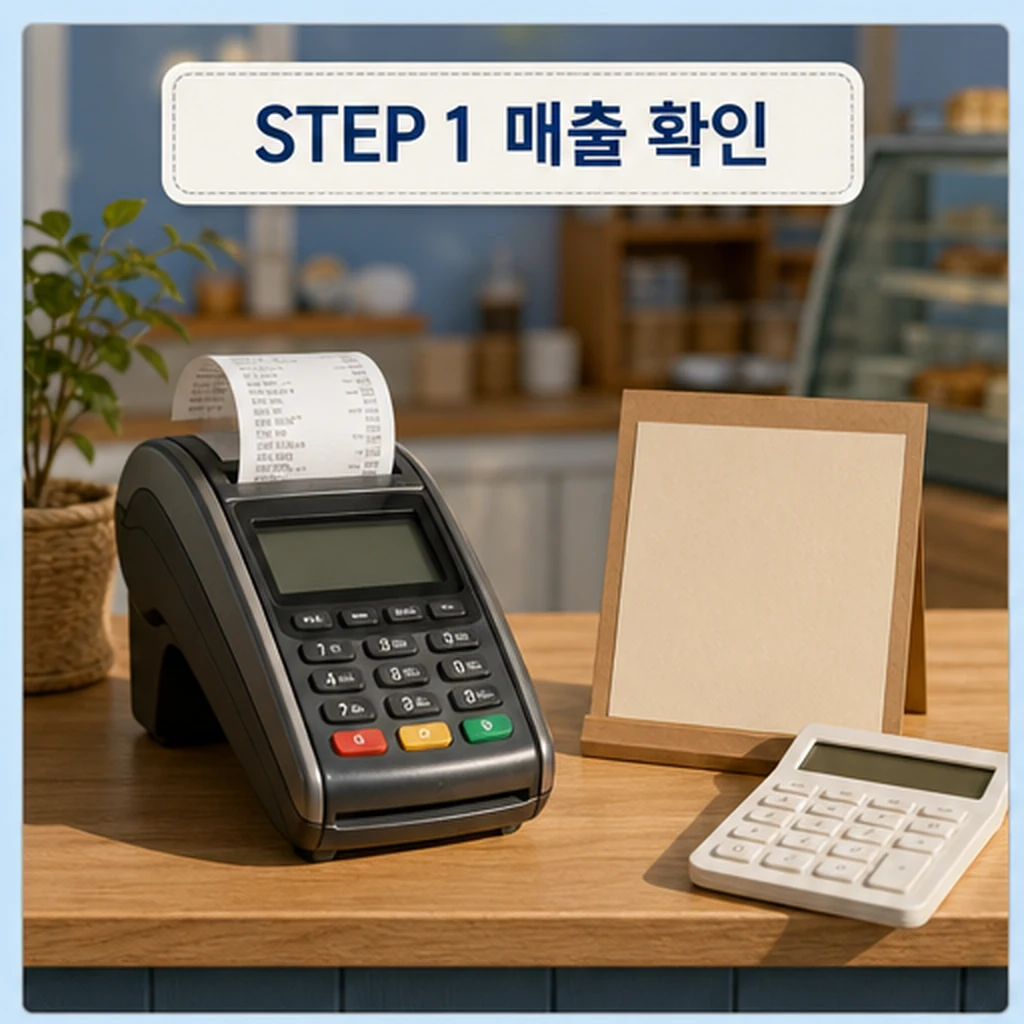 전주시 소상공인 카드수수료 지원 매출 확인 이미지