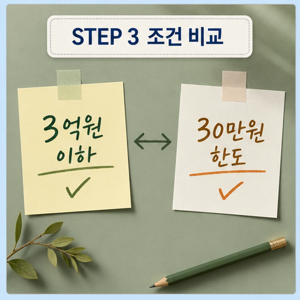 전주시 카드수수료 지원 3억원 이하 30만원 한도 조건 비교 이미지