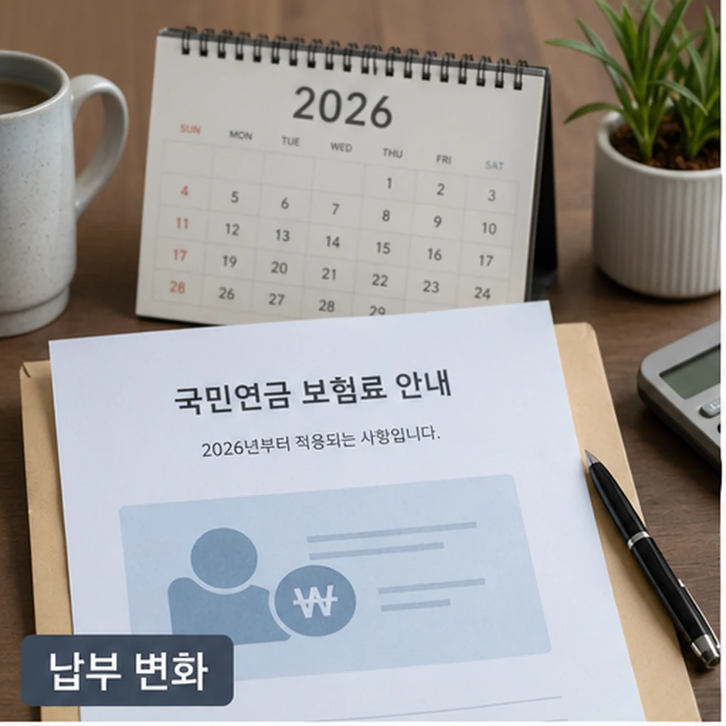 국민연금 납부 변화와 2026년 확인 시점을 보여주는 본문 이미지