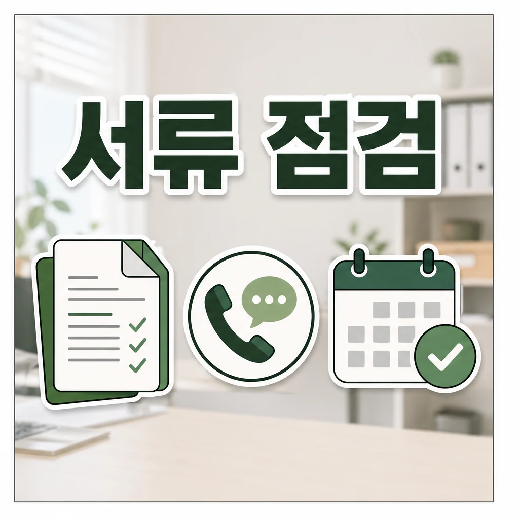 소상공인 지원사업 신청 서류 점검 이미지