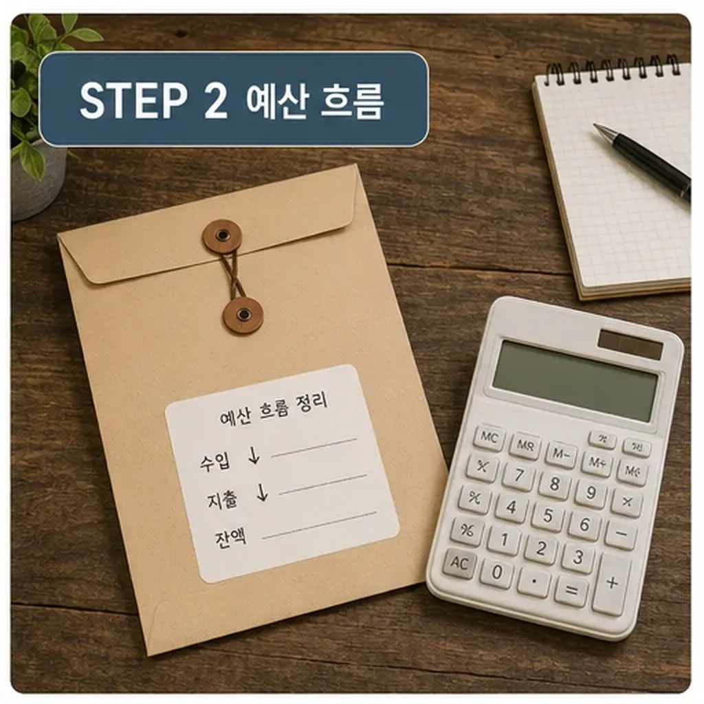 소상공인 지원예산 흐름 확인 단계 이미지