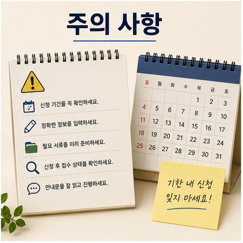 근로 자녀장려금 신청 전 주의 사항 이미지