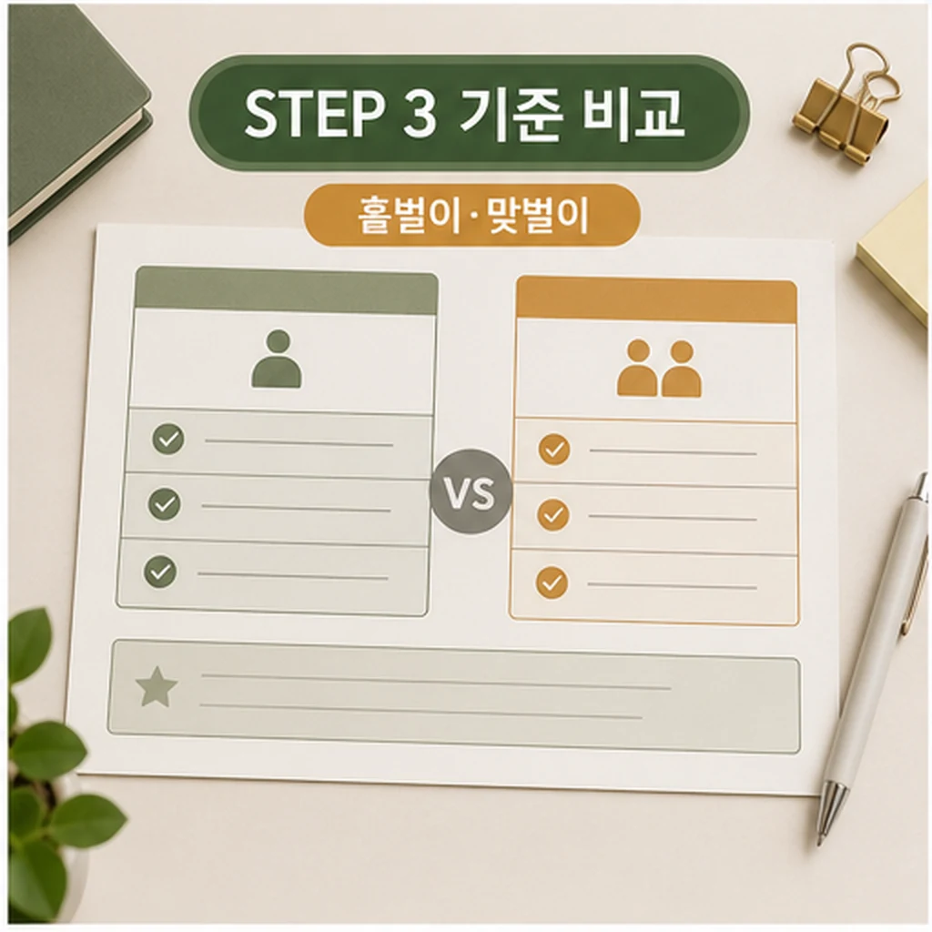 홑벌이 맞벌이 기준 비교 장려금 이미지