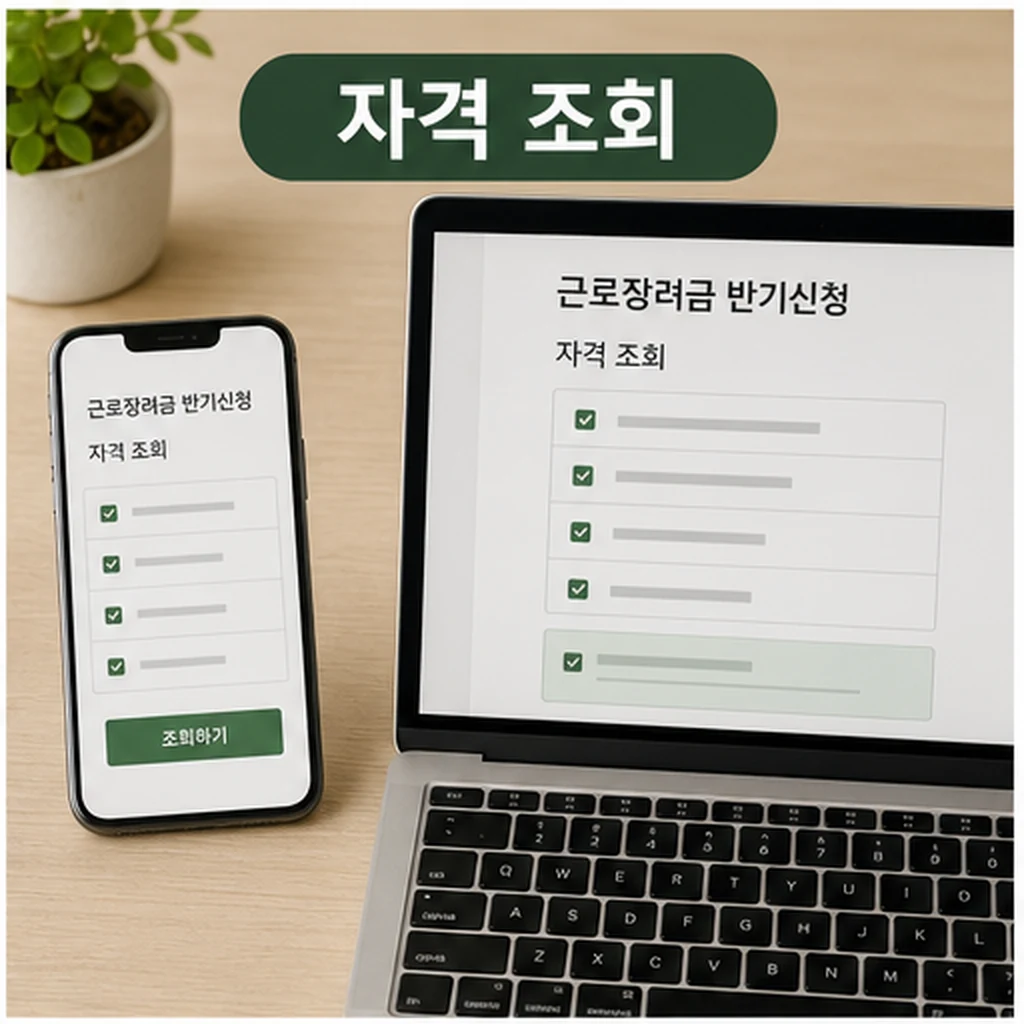 국세청, "근로장려금 반기신청 3월 16일까지, 잊지말고 신청하세요" 대상·확인 방법 자격 조회 이미지
