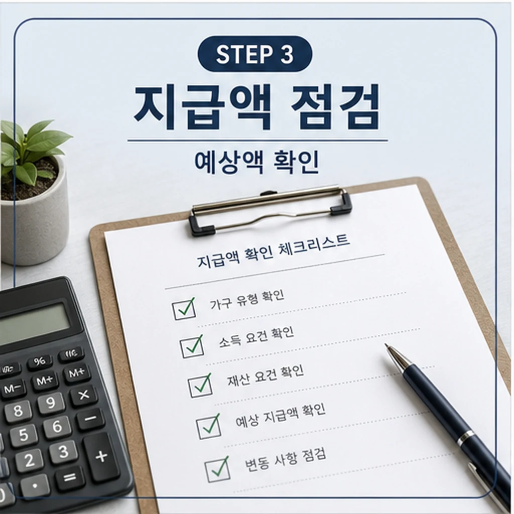 근로장려금 지급액 예상액 점검 이미지