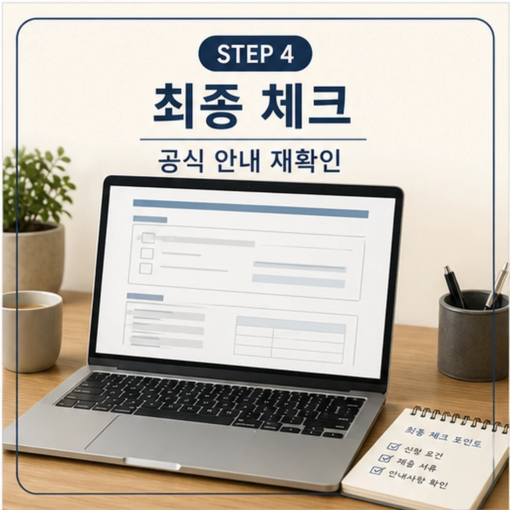 근로장려금 공식 안내 최종 확인 이미지