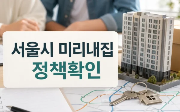 서울시, ‘미리내집’ 441세대 공급 – 역세권 중심 신혼부부 주거지원 강화 자주 묻는 질문 정리