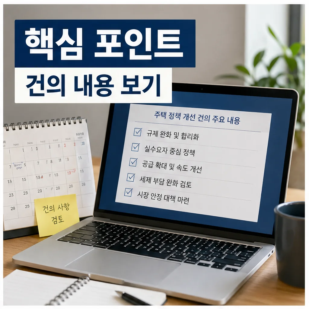 성남시 부동산 5중고 건의 내용 핵심 포인트 확인 이미지