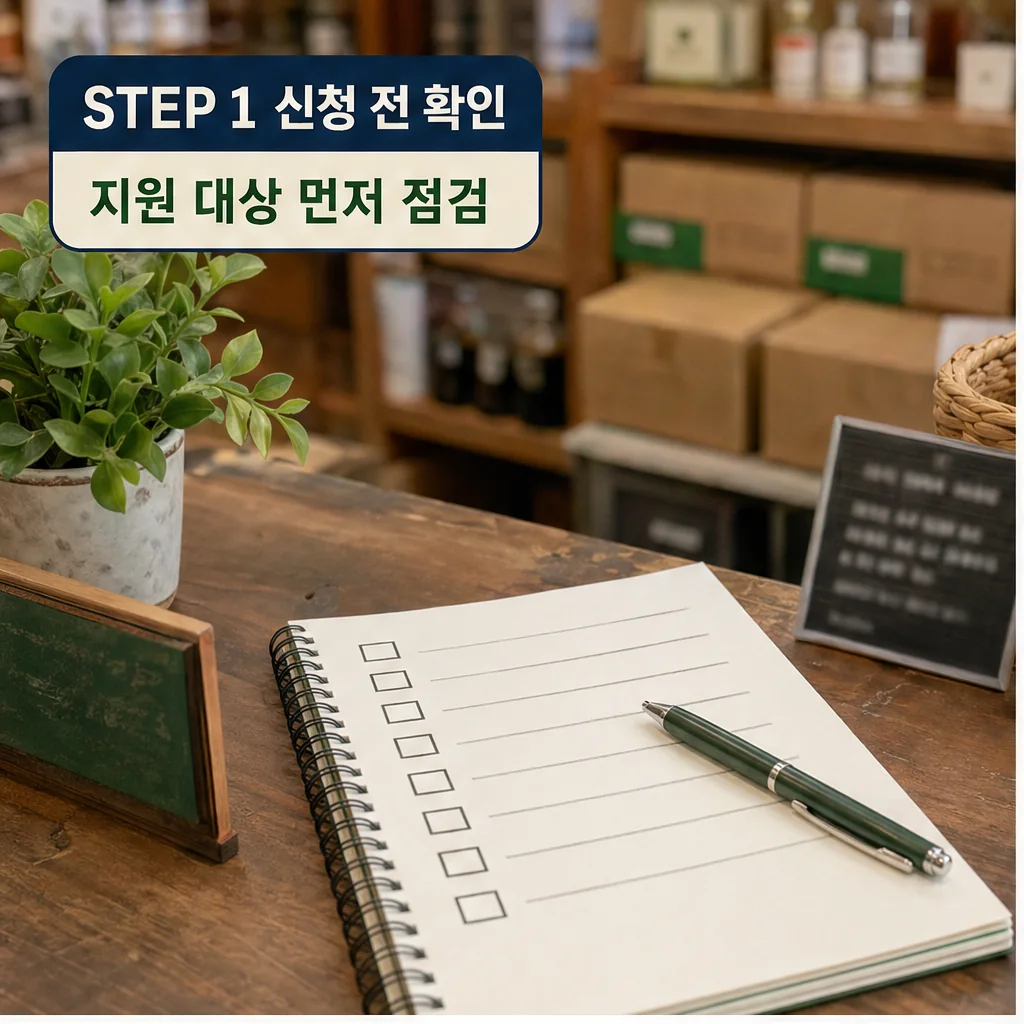 양양군 소상공인 사회보험료 지원 사업 신청 확인 본문 이미지 1