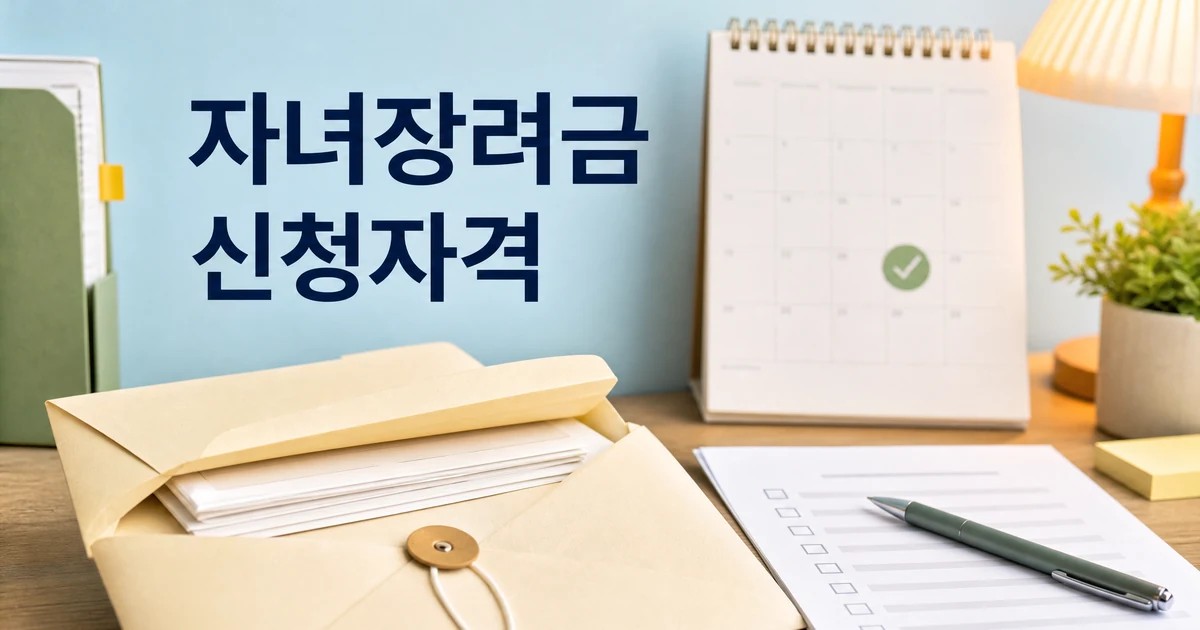 자녀장려금 2026 신청자격을 확인하는 서류와 체크리스트 썸네일