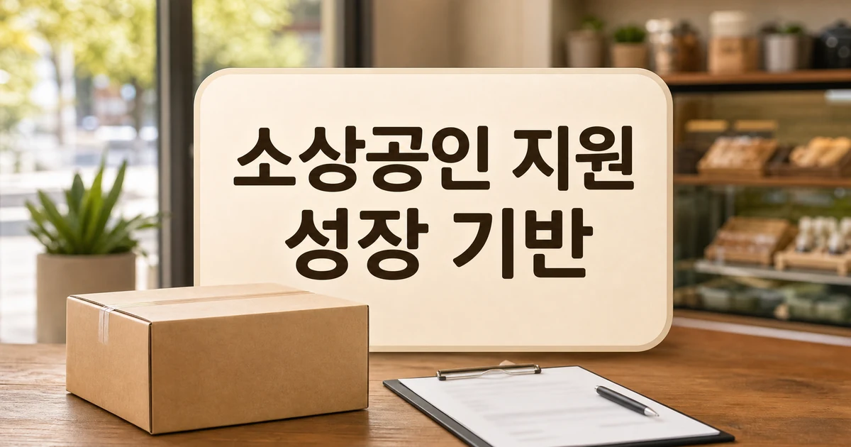 소상공인 생계 지원 넘어 성장 기반 다진다 대표 이미지