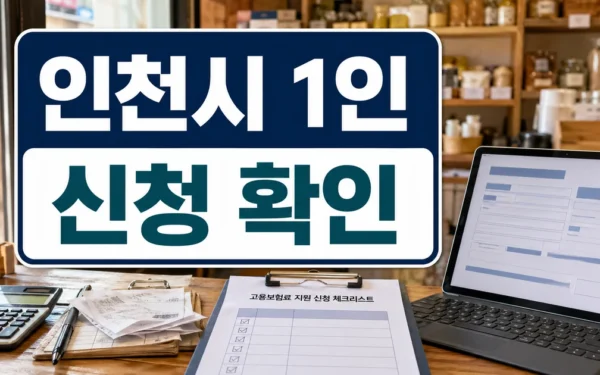 인천시, ‘1인 자영업자 고용보험료’ 지원 4월 1일부터 신청 자주 묻는 질문 정리