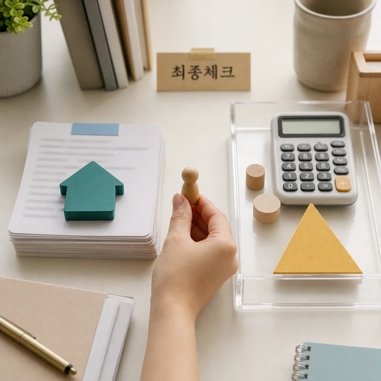 강남구 조건 비교 전 최종 체크리스트를 확인하는 이미지