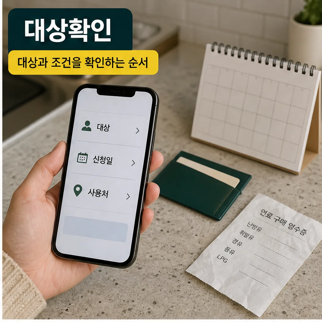 고유가 피해지원금 농협카드 신청방법, 신청일, 사용처 대상·확인 방법 본문 이미지 2 - 대상확인
