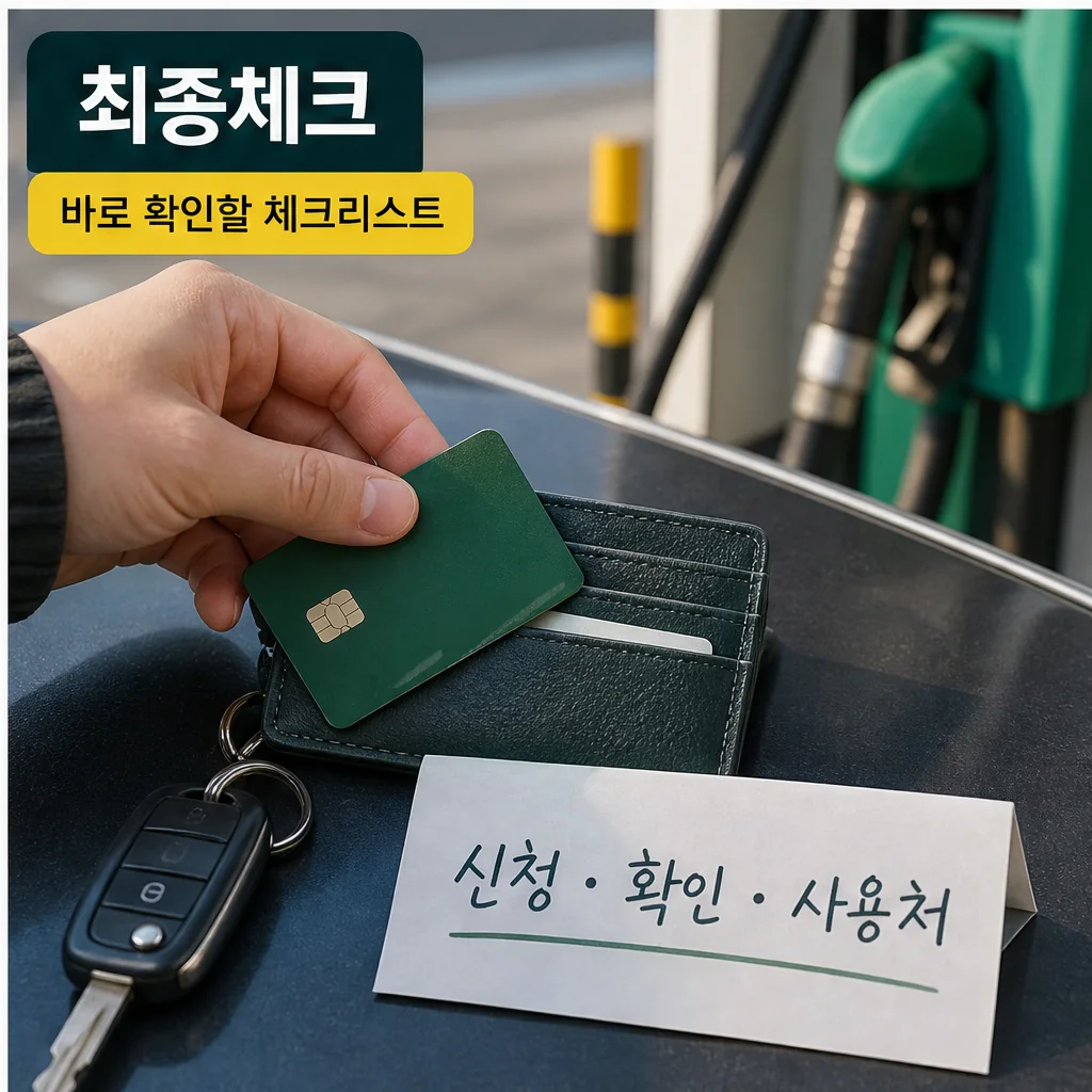 고유가 피해지원금 농협카드 신청방법, 신청일, 사용처 대상·확인 방법 본문 이미지 4 - 최종체크