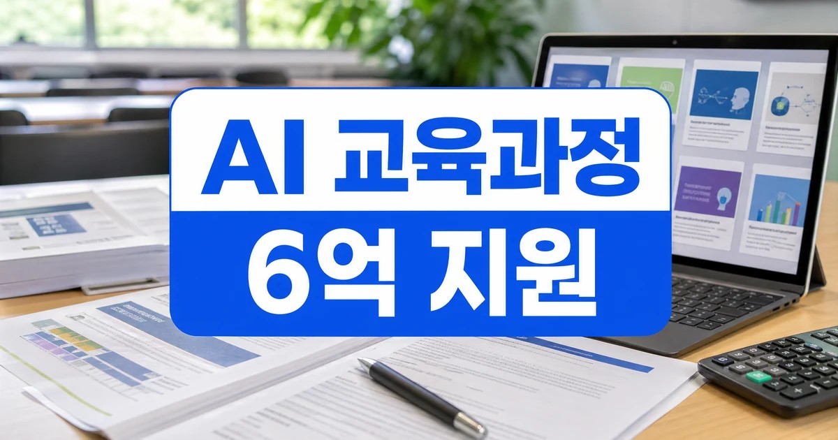 AI 교육과정 6억 지원 대학 선정 정책 확인 대표 썸네일