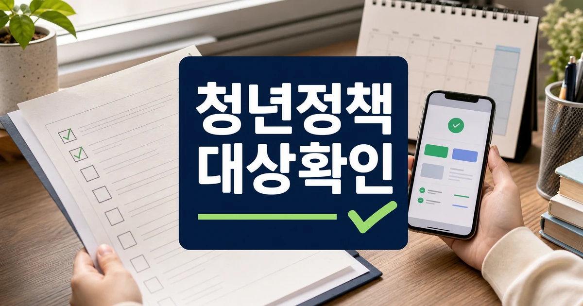달라지는 청년정책 대상 확인과 신청 전 체크리스트 대표 이미지