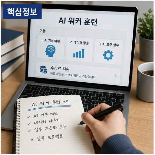 노동부, ‘AI 워커’ 직업훈련 시범사업 도입…수강료 지원 대상·확인 방법 핵심정보 자격 조건 해설로 보는 핵심 맥락 본문 이미지 1