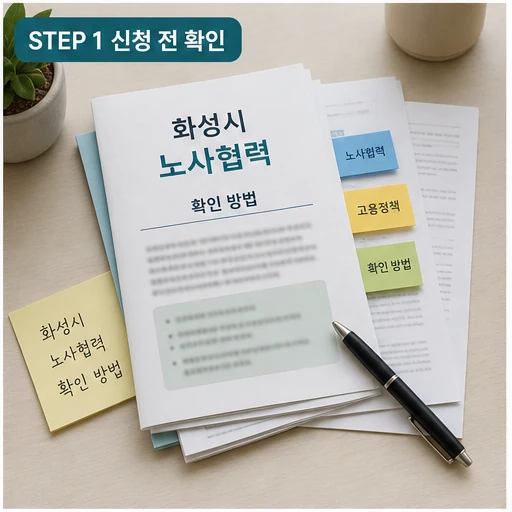 화성시 노사협력 고용노동국 신설 신청 전 확인 이미지