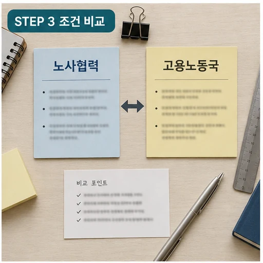 화성시 노사협력 한계와 고용노동국 신설 조건 비교 이미지