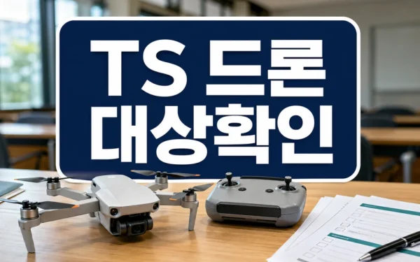TS, 드론 임무특화교육 본격 운영…교육비 지원 확대 대상·확인 방법
