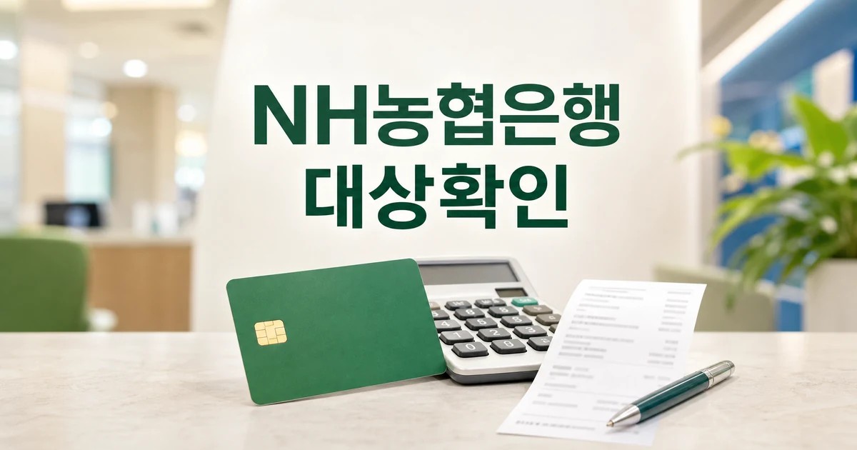 NH농협은행 정부 주유지원금 대상 확인과 비용 계산을 보여주는 대표 썸네일