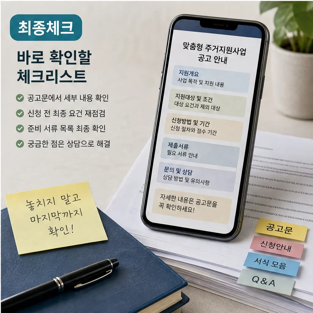 대전시, 맞춤형 주거지원사업 1천610억 투입 자주 묻는 질문 정리 본문 이미지 4 - 최종체크
