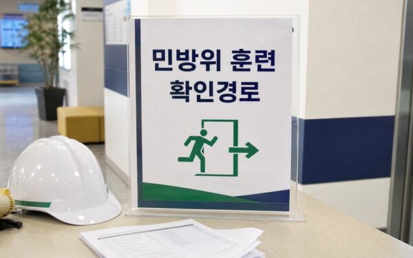 정부서울청사에서 진행된 민방위 훈련 달라지는 내용과 확인 경로 정리