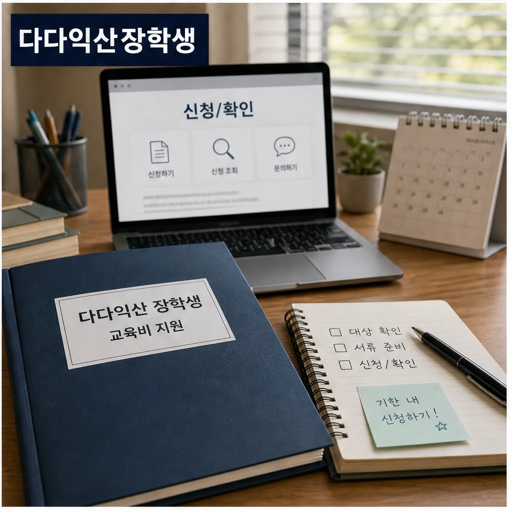 익산시 다다익산 장학생 다자녀 가정 교육비 지원 다다익산 장학생 공식 확인 본문 이미지