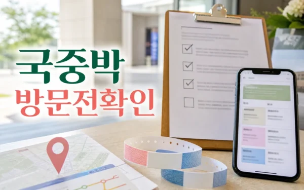 국중박 방문 전 체크리스트, 뮤직뱅크·특별전시 확인법
