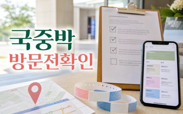 국중박 방문 전 체크리스트, 뮤직뱅크·특별전시 확인법