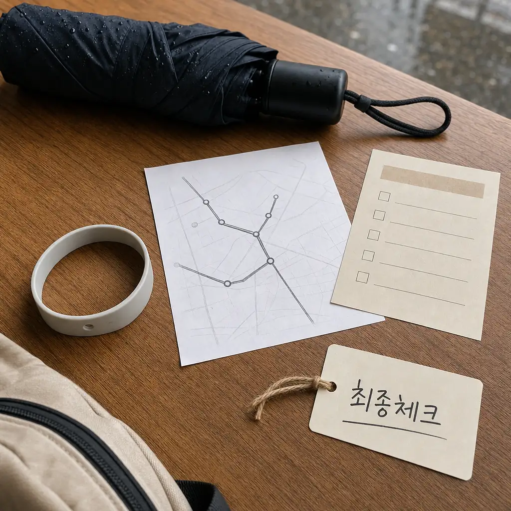 국중박 야외 행사 방문 전 최종 체크 항목을 보여주는 이미지