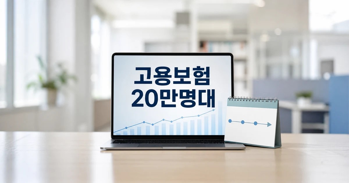 고용보험 가입자 20만명대 추세와 조건 체크포인트 대표 썸네일