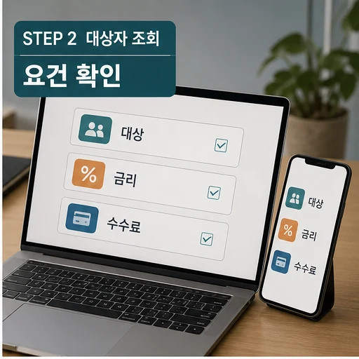 소상공인 상환 부담 금리 인하 수수료 면제 확인 방법 본문 이미지 2
