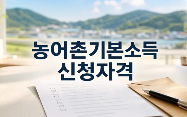 정선군 농어촌기본소득 2026 신청 대상과 확인 방법 총정리