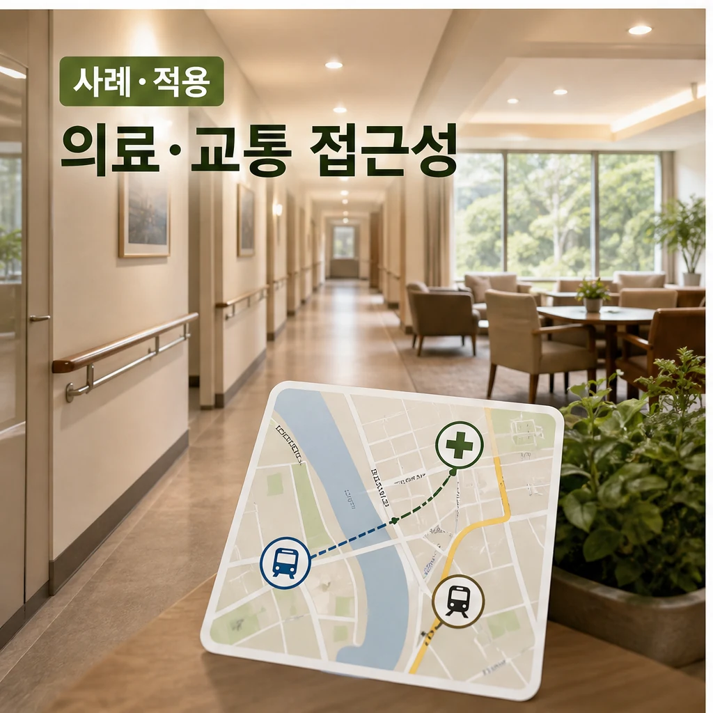 시니어 타운과 실버주택 시장의 성장 가능성: 노후 주거의 판이 바뀐다 자주 묻는 질문 정리 본문 이미지 3 - 사례 적용: 의료 교통 접근성