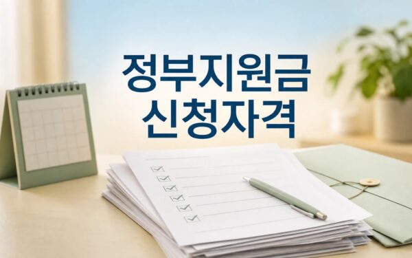 정부지원금 2026 신청 대상과 확인 방법 총정리 최신 기준