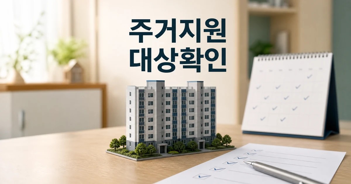 주거지원 대상확인을 보여주는 주거와 출산율 영향 확인 가이드 대표 이미지