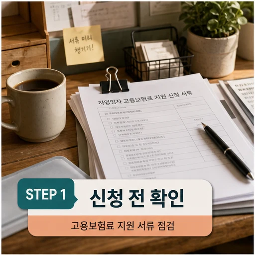 ‘자영업자 고용보험료’ 지원 대상 넓힌다 대상·확인 방법 본문 이미지 - 신청 전 확인